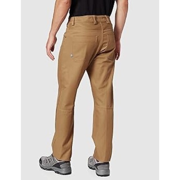 Fjallraven Greenland Canvas Jeans Men 37 Long Dark Sand Outdoor Utility Workwear